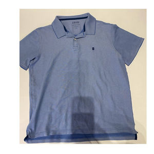 IZOD Advantage Performance Light Blue Mens Polo Size XL